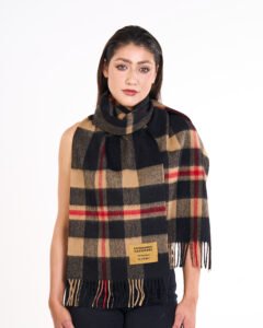 Contemporary designer cashmere scarves