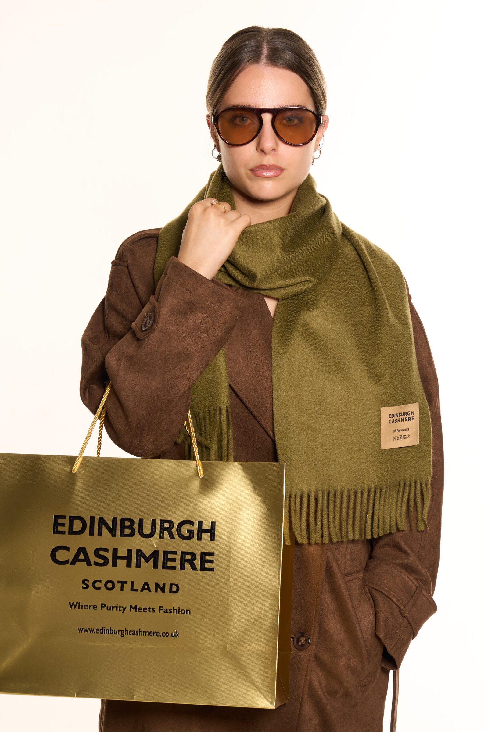 Edinburgh Cashmere DC Scott Cashmere Scarf